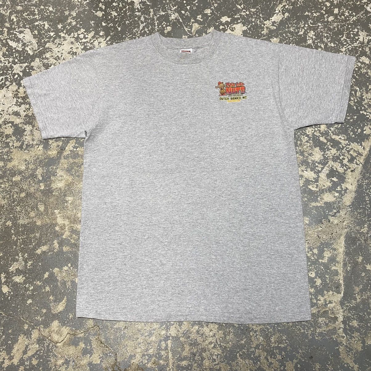 Japanese Brand × Vintage Vintage Try My Nuts Nuts Company Funny Parody Tshirt Size US L / EU 52-54 / 3 - 4 Thumbnail