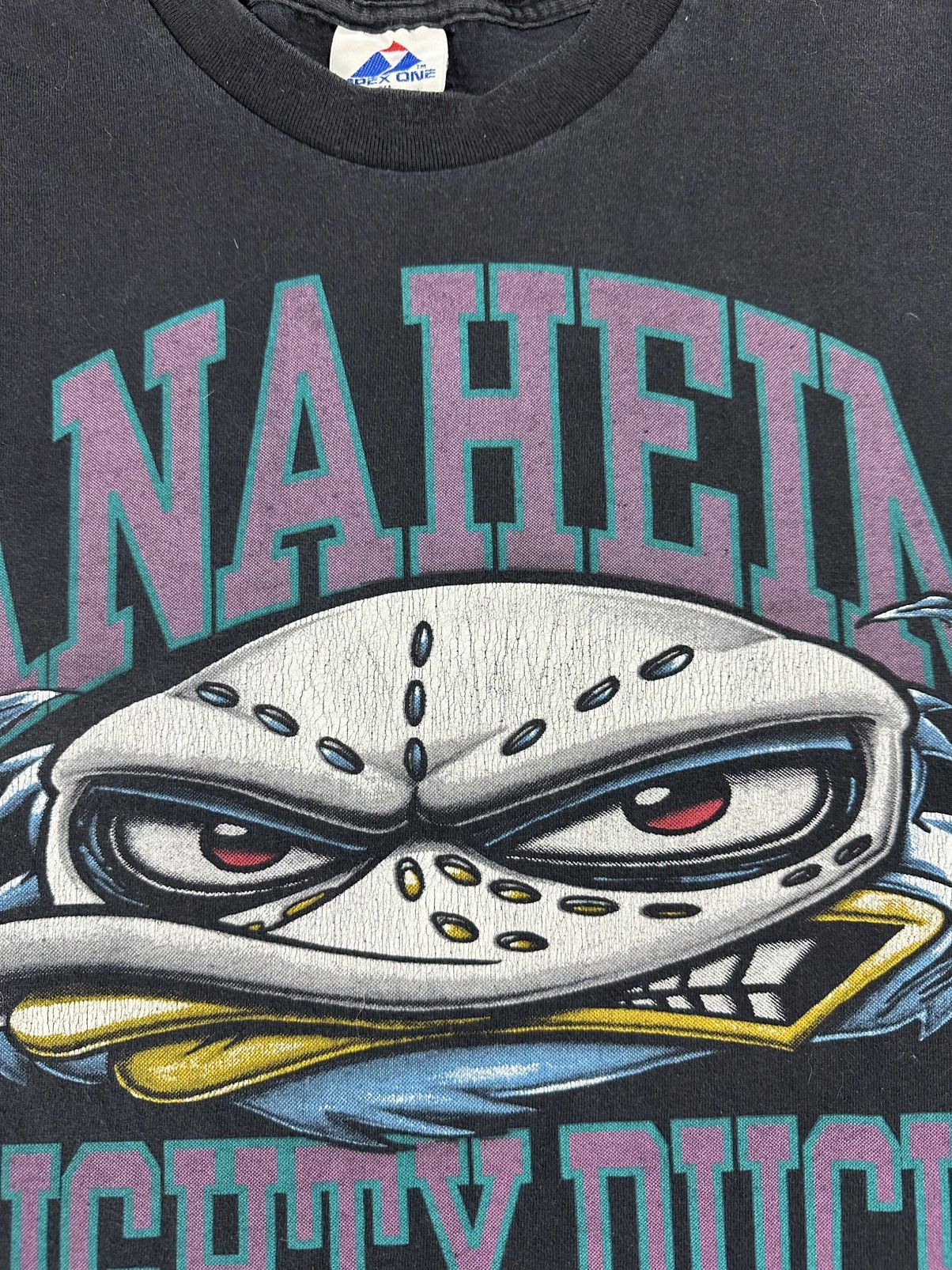 Apex One Vintage 1993 Anaheim Mighty Ducks T-Shirt Apex One NHL USA Size US XL / EU 56 / 4 - 8 Thumbnail
