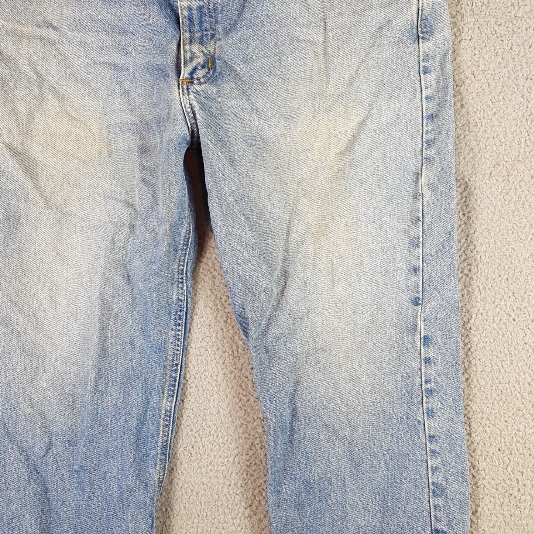 Carhartt VINTAGE Carhartt Grunge Denim Jeans 36x30 Faded Distressed Relaxed Fit 90s Y2K Mens Blue Size US 36 / EU 52 - 5 Thumbnail