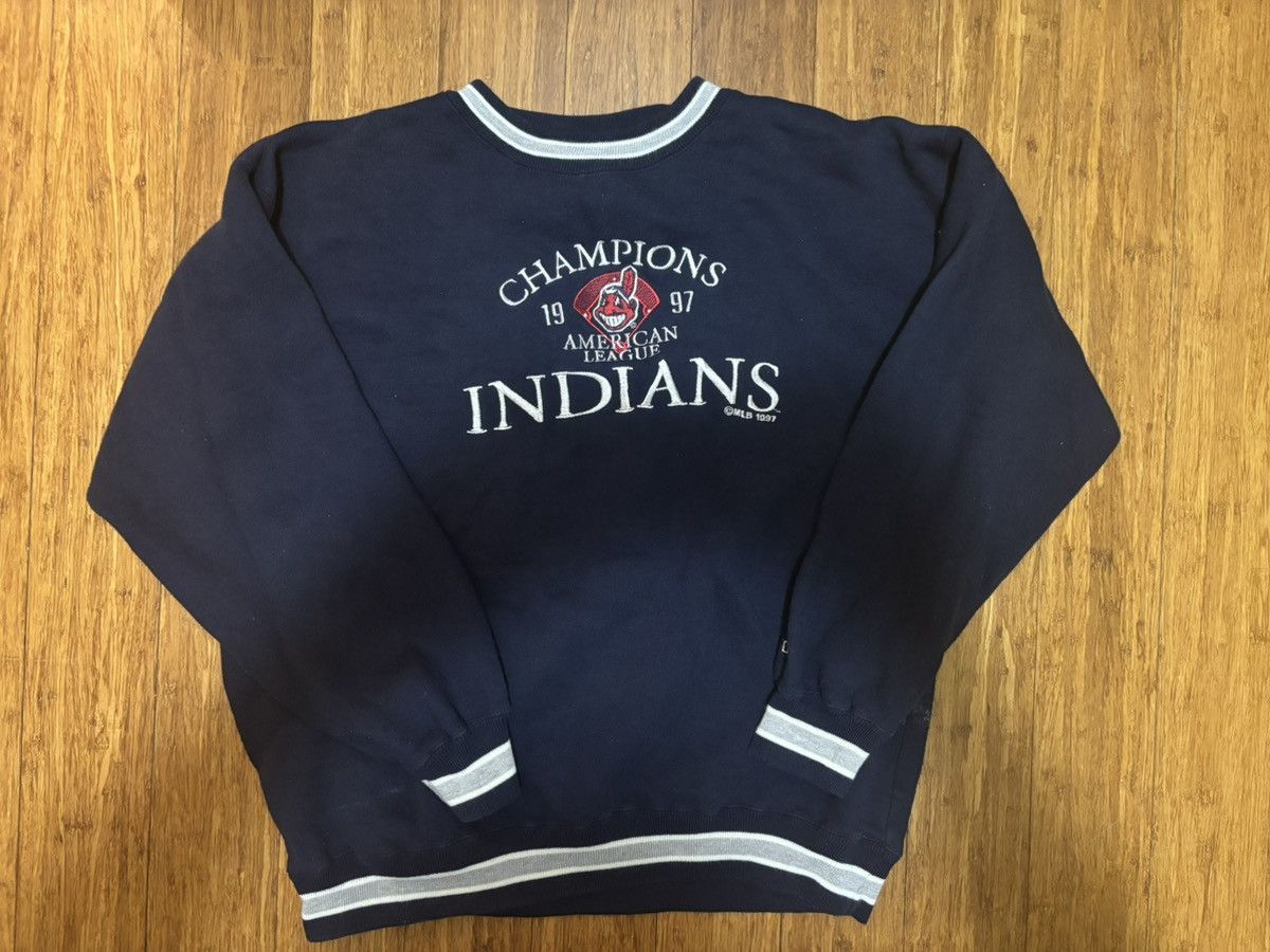 MLB 1997 Cleveland Indians American League Champions Sweater Size US M / EU 48-50 / 2 - 1 Thumbnail