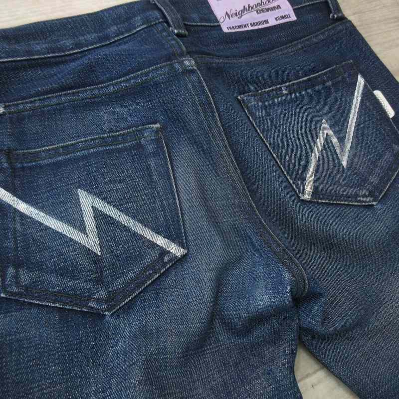Neighborhood 2002 Neighborhood Fragment Narrow Low Waist Denim Jeans Size US 30 / EU 46 - 9 Thumbnail