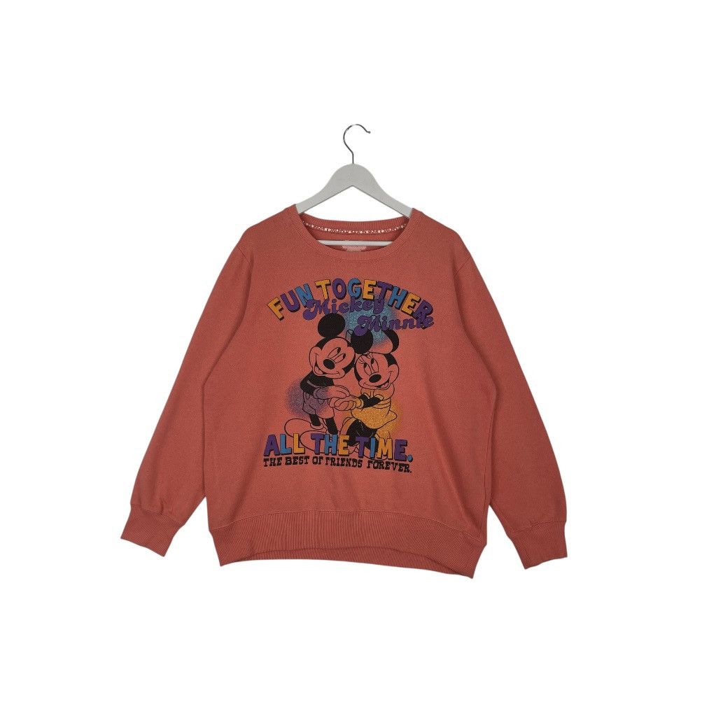 Designer × Vintage vintage Hoodie/sweater fun together Micky Minnie Size US L / EU 52-54 / 3 - 1 Thumbnail