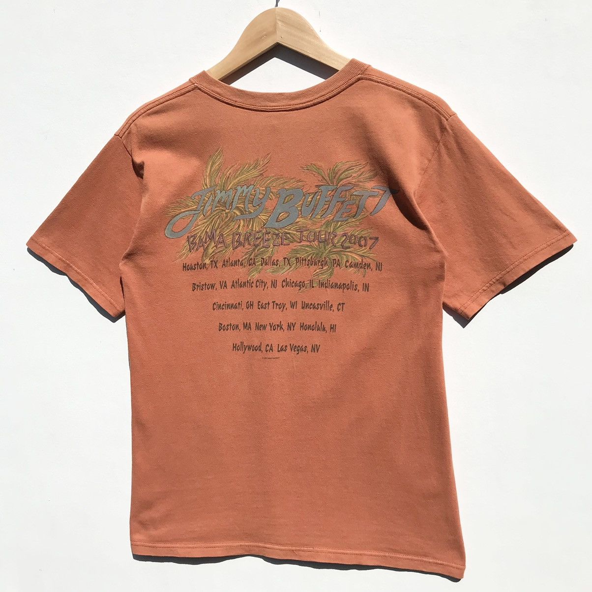 Band Tees × Vintage Vintage Jimmy Buffett Bama Breeze Tour 2007 Shirt Size US S / EU 44-46 / 1 - 4 Thumbnail