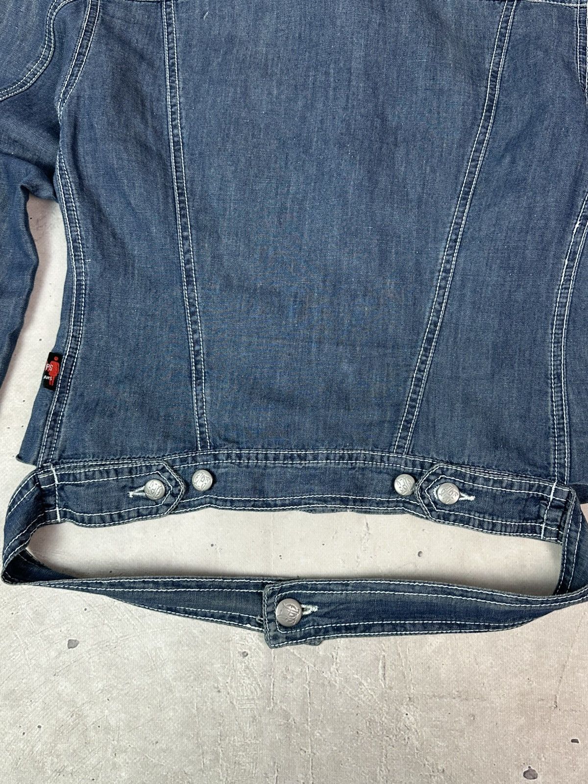 Jean Paul Gaultier Vintage JPG Jean Paul Gaultier Blue Denim Light Jacket Size M / US 6-8 / IT 42-44 - 14 Thumbnail