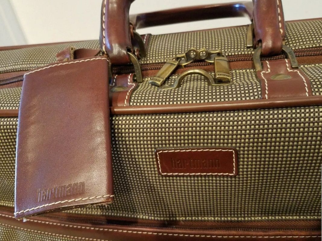 Hartmann Luggage briefcase carryon tweed Size 26 - 3 Thumbnail