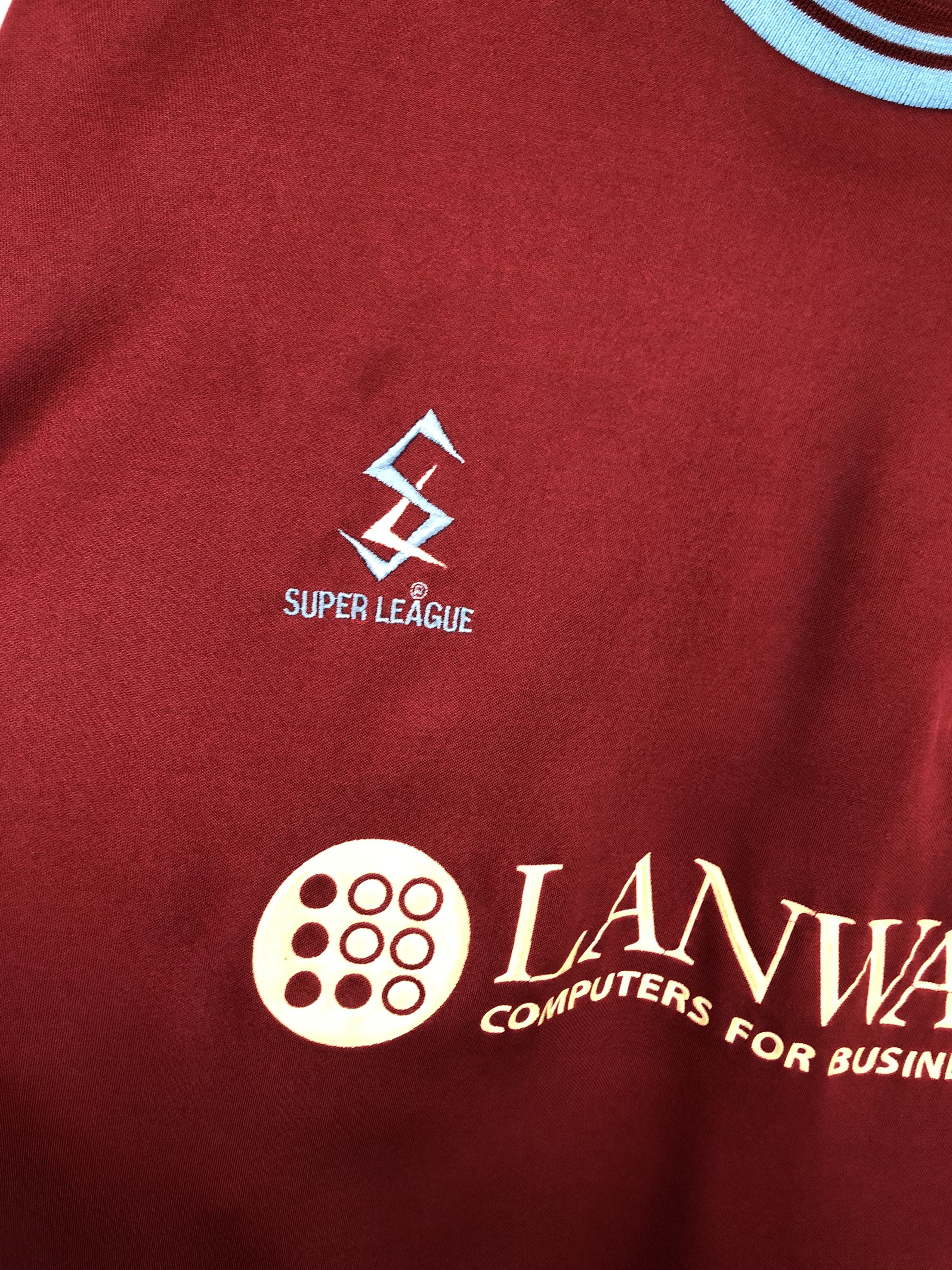Vintage Burnley football shirt 2001 Soccer Jersey Mens Trikot Sport Size US XL / EU 56 / 4 - 5 Thumbnail