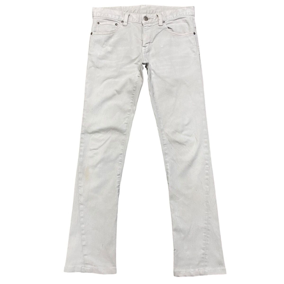 Tornado Mart Tornado Mart White Denim Flare Jeans Size US 28 / EU 44 - 2 Thumbnail