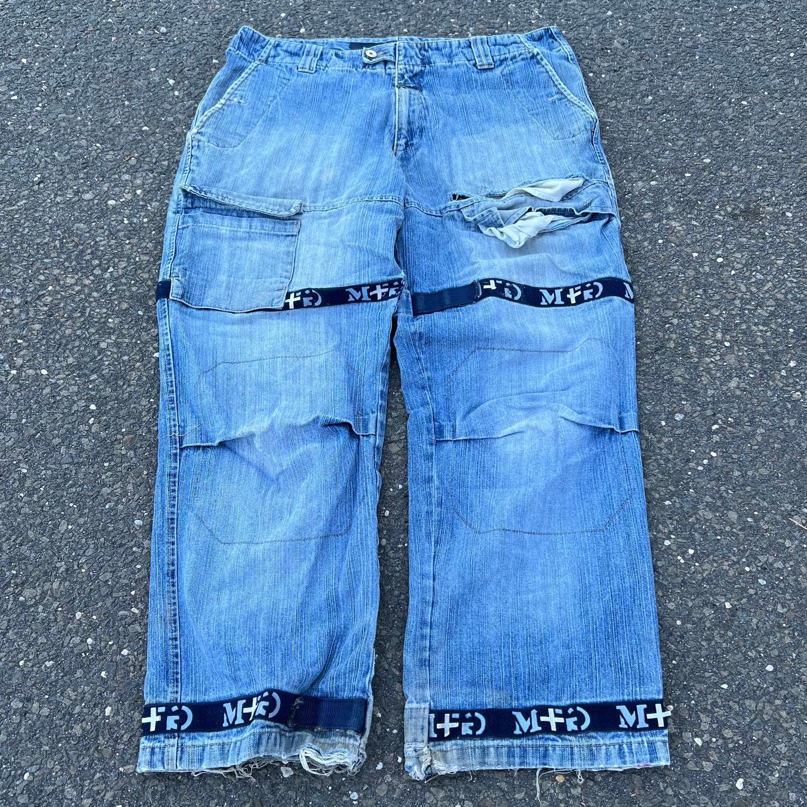 Marithe + Francois Girbaud × Vintage Vintage mfg marithe Francois girbaud y2k baggy jeans Size US 38 / EU 54 - 1 Thumbnail