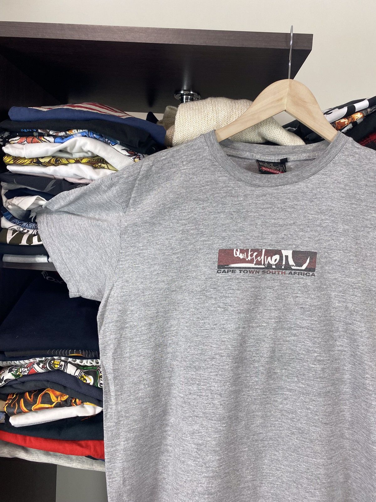 Quiksilver Vintage Quiksilver Big Logo TEE Size US L / EU 52-54 / 3 - 4 Thumbnail