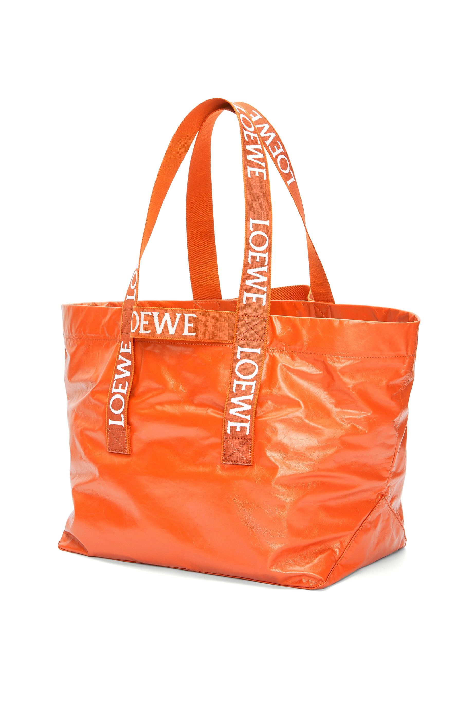 Loewe o1in1g0426 Size: OS / Fold Shopper Bag in Orange Size ONE SIZE - 2 Thumbnail