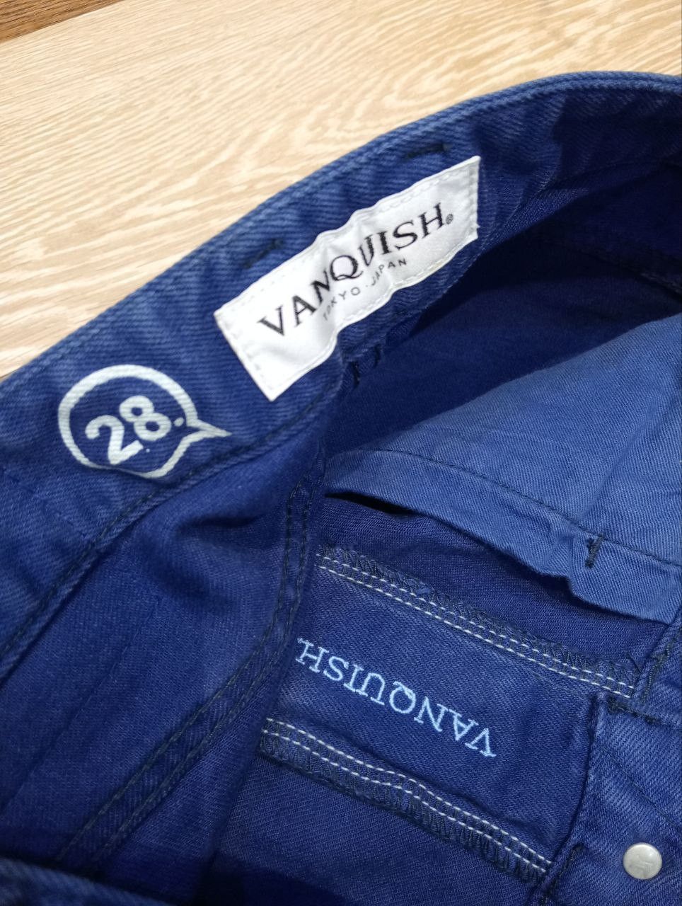 Vanquish VANQUISH JAPAN BLUE PAINTER STRETCH JEANS - SIZE 28 Size US 28 / EU 44 - 6 Thumbnail