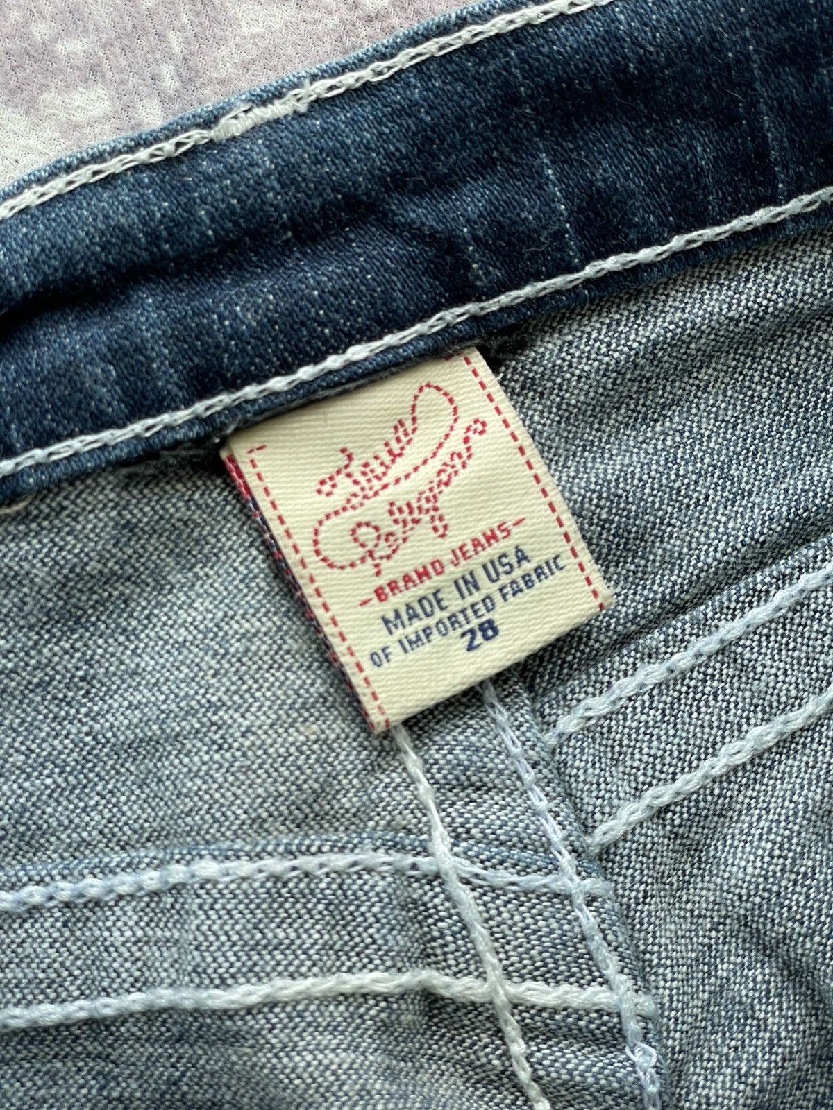 True Religion True Religion Straight Denim Pants Size US 29 - 6 Thumbnail