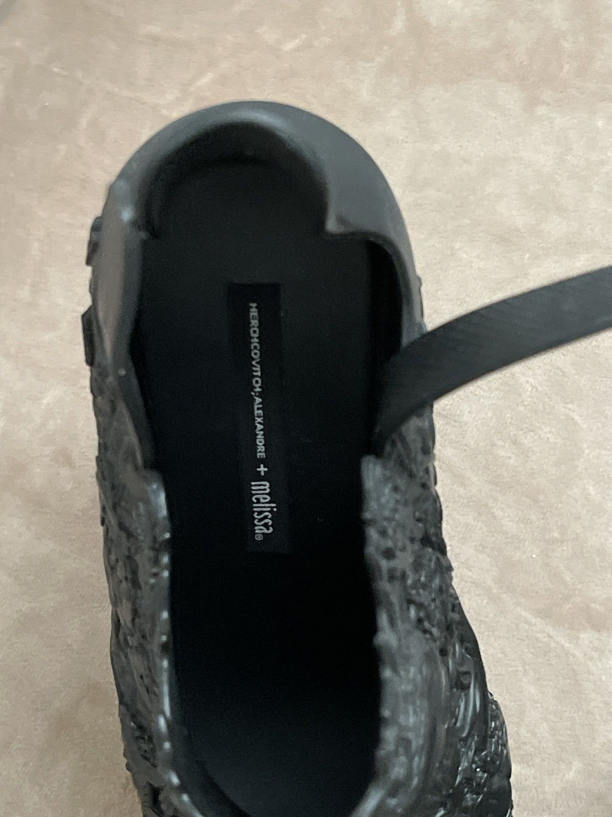 Alexandre Herchcovitch Melissa x Alexandre Herchcovitch Black Floral heels Size US 5 / IT 35 - 2 Thumbnail