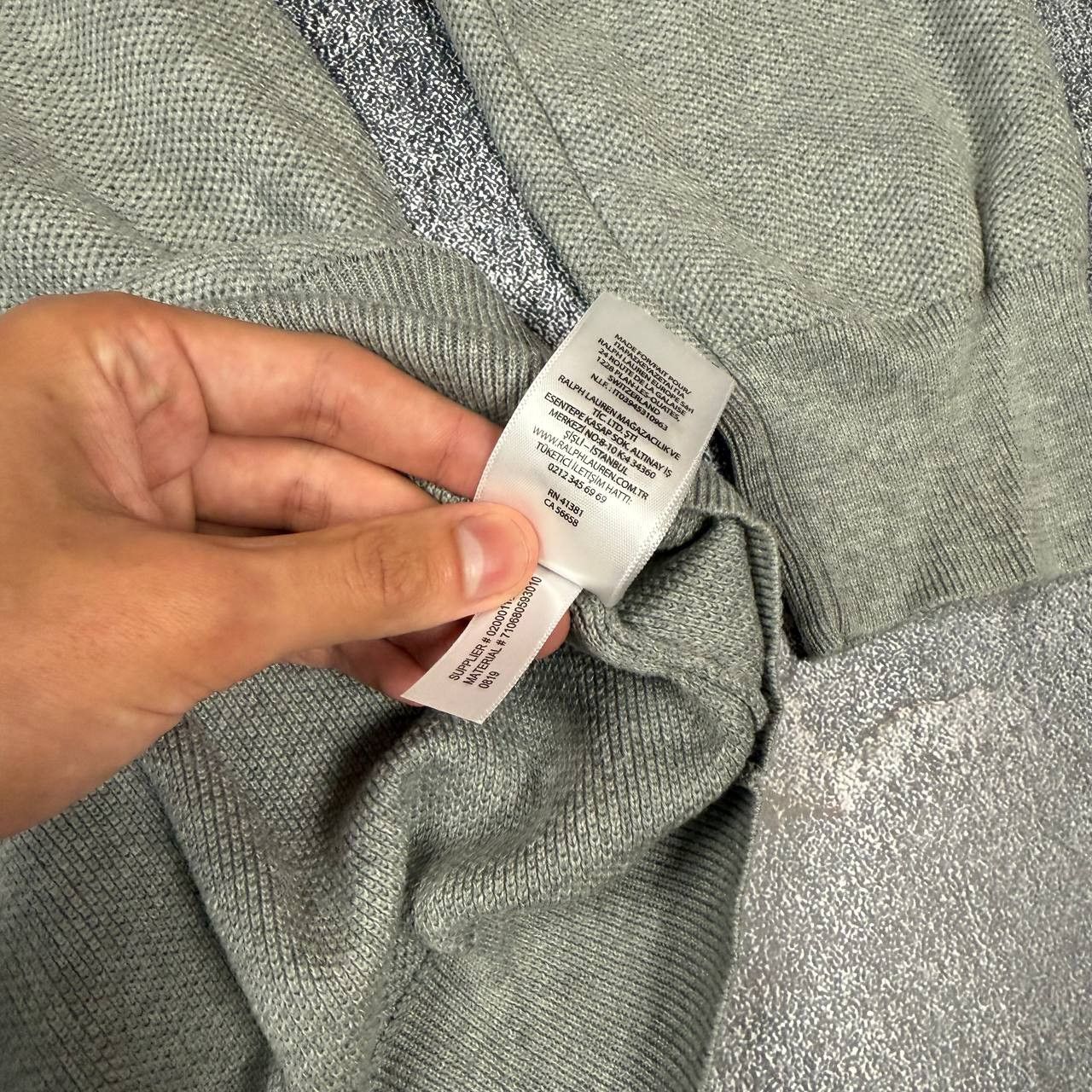 Polo Ralph Lauren Vintage Polo Ralph Lauren Grey Sweater Size XL Size US XL / EU 56 / 4 - 6 Thumbnail