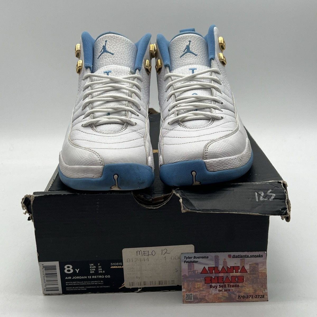 Jordan Brand Air Jordan 12 university blue Size US 8 / EU 41 - 2 Thumbnail