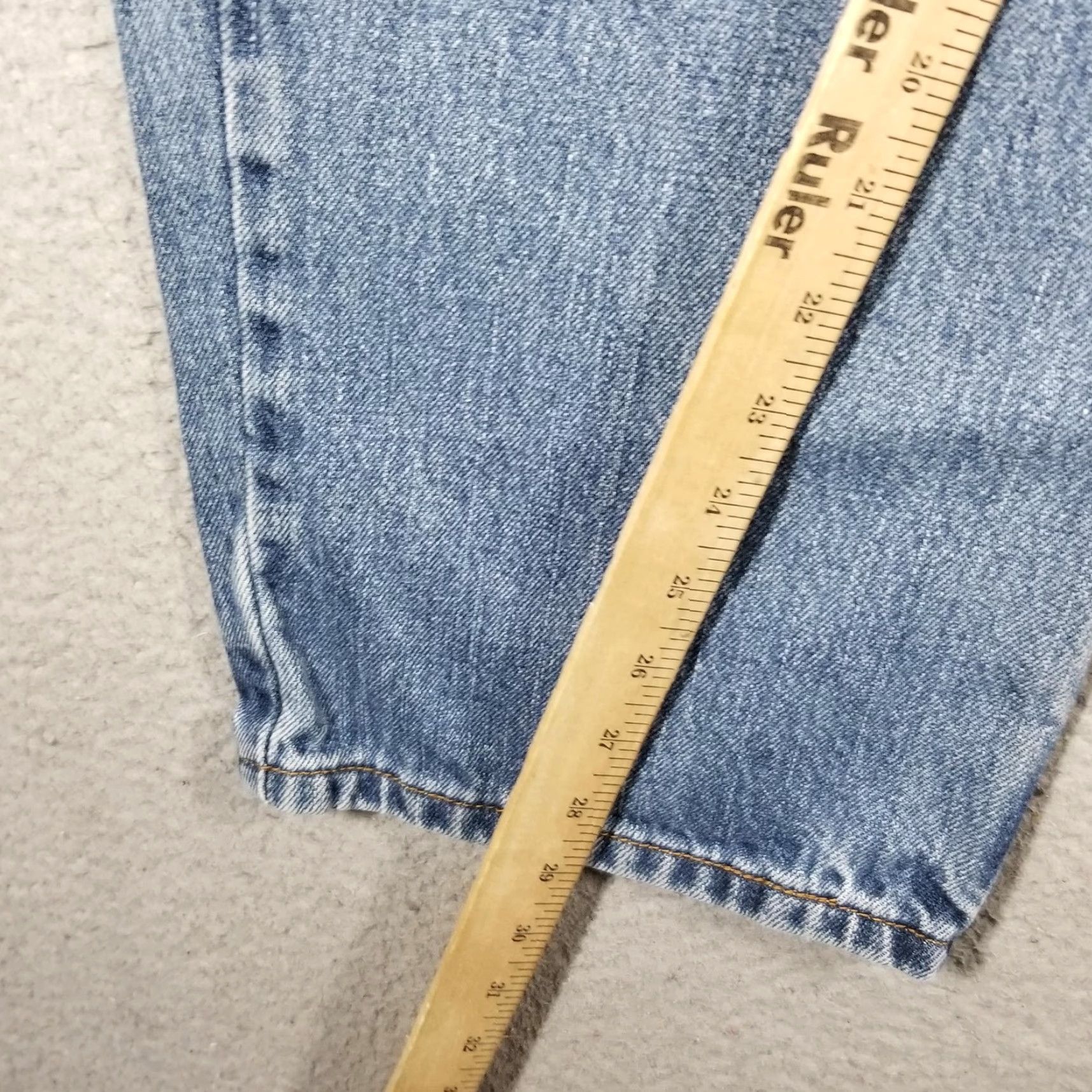 Levi's Levi's 550 Jeans Mens 38x32 Tapered Fit Relaxed Cotton Denim Blue Casual Pants Size US 38 / EU 54 - 7 Thumbnail