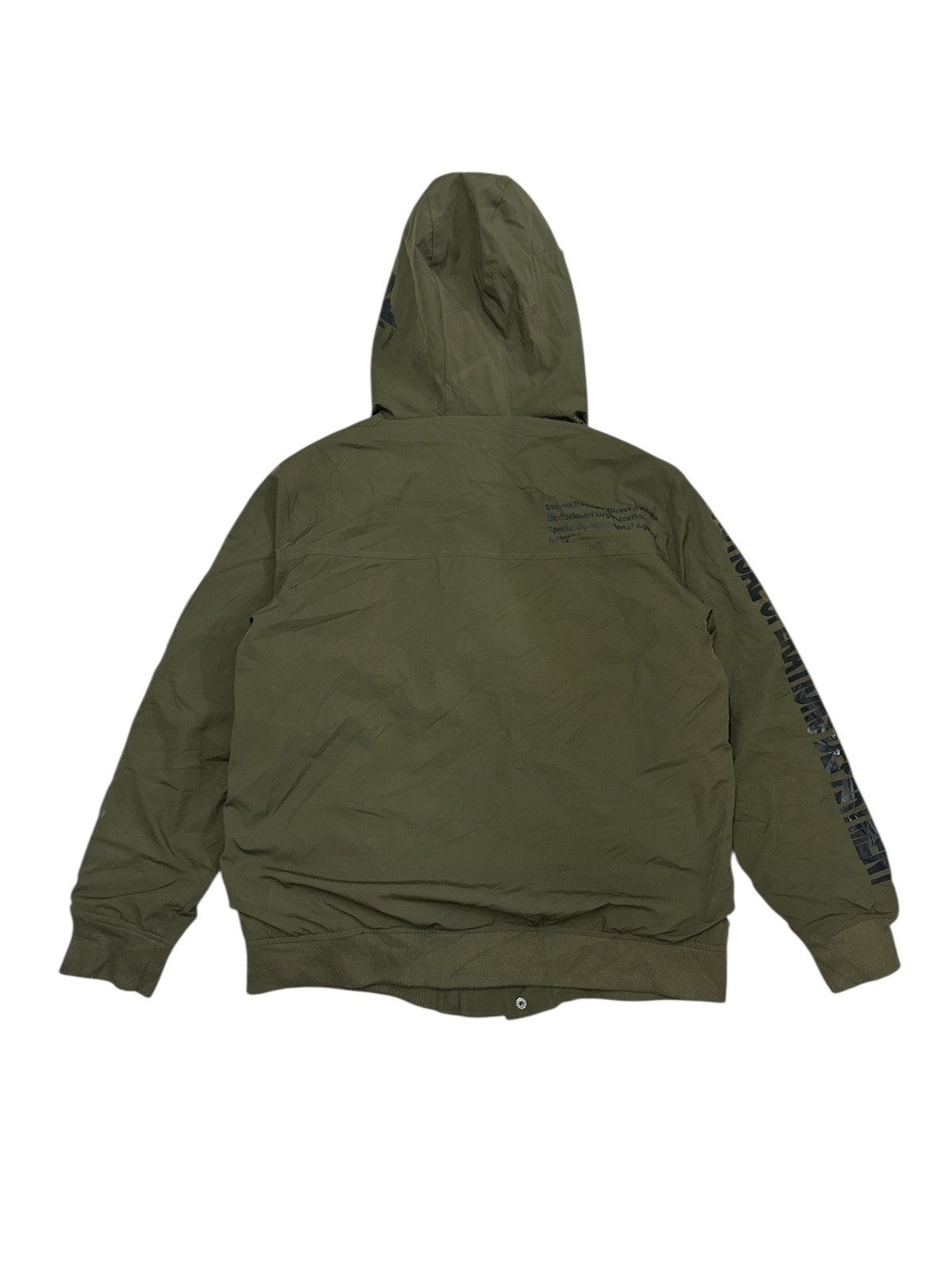 Anime VINTAGE EVANGELION NERV BOMBER JACKET HOODIE Size US XL / EU 56 / 4 - 2 Thumbnail