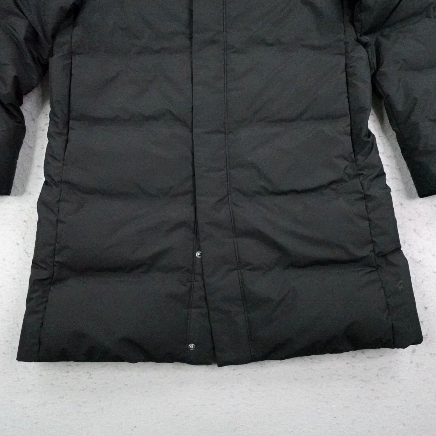 Uniqlo Uniqlo Coat Womens S Black Lightweight Down Puffer Long Zip Snap Up Size S / US 4 / IT 40 - 3 Thumbnail