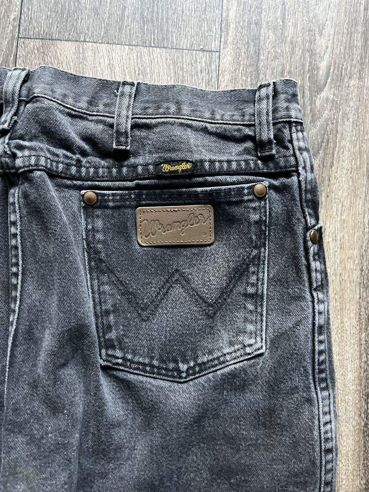 Wrangler Vintage Wrangler Faded Black Jeans Size US 32 / EU 48 - 6 Thumbnail