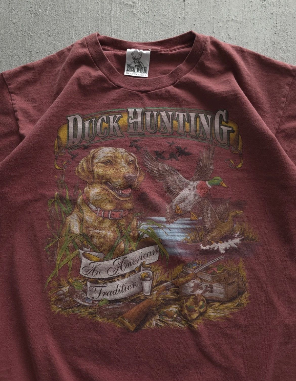 Vintage Hunting Tee Size US L / EU 52-54 / 3 - 2 Thumbnail