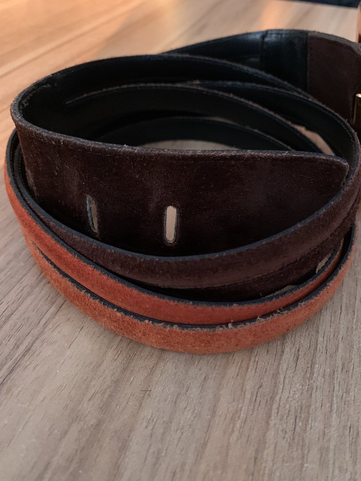 Dior 🔥 Yves Saint Lauren Brown Suede Belt Size ONE SIZE - 4 Thumbnail