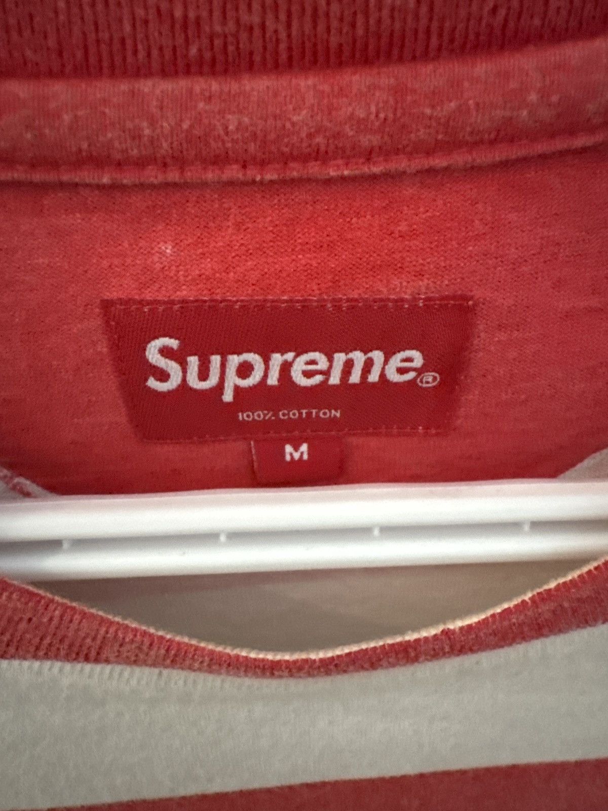 Supreme Supreme Striped T-Shirt Size US M / EU 48-50 / 2 - 4 Thumbnail