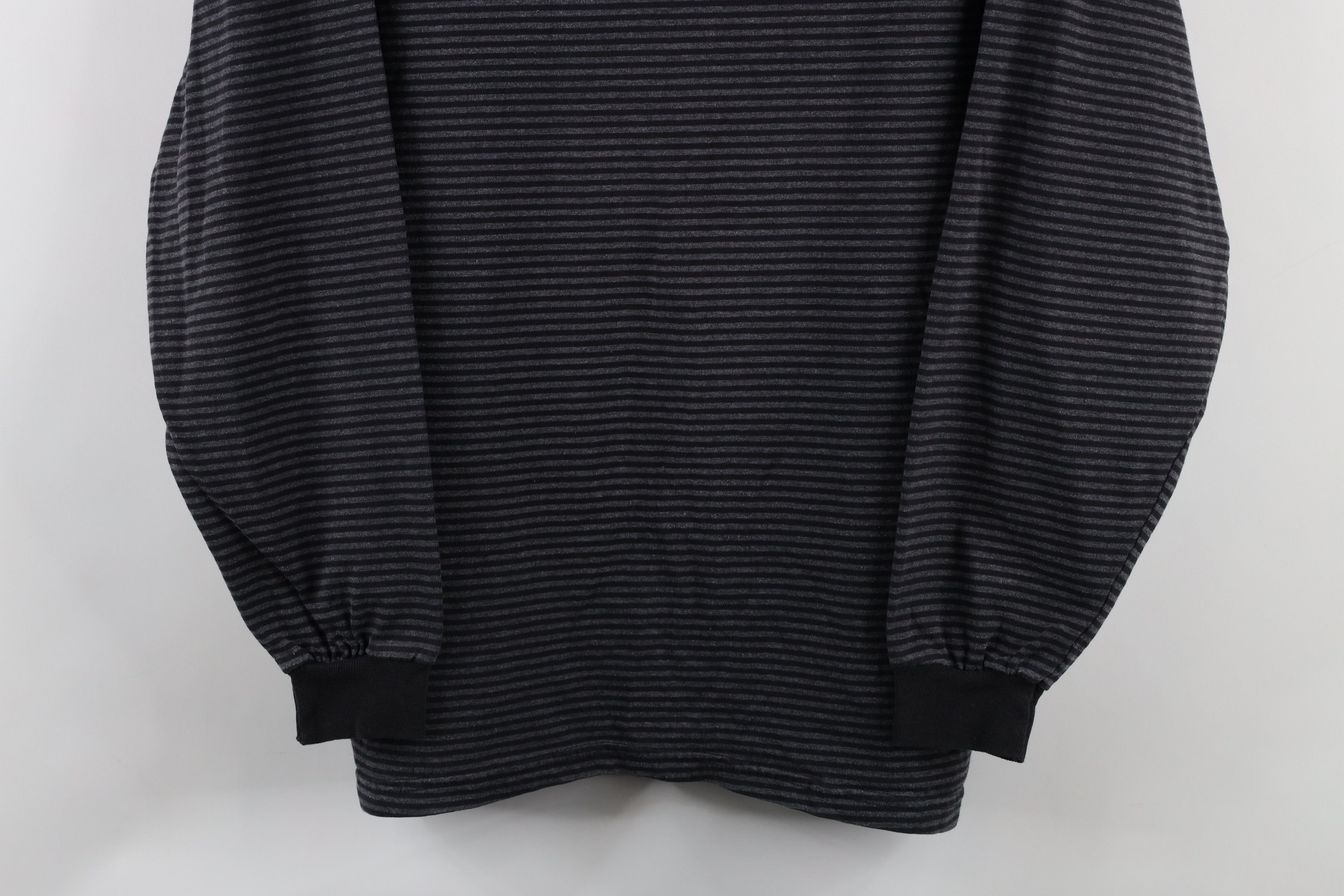 Vintage Vintage 90s Streetwear Long Sleeve T-Shirt Gray Cotton Size US M / EU 48-50 / 2 - 3 Thumbnail