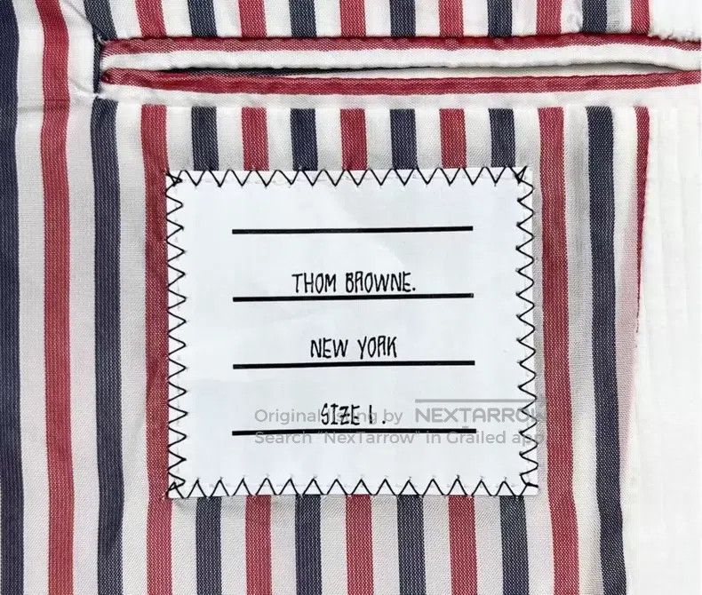 Thom Browne Thom Browne Corduroy Color Block Anchor Print Embroidered Size US S / EU 44-46 / 1 - 5 Thumbnail