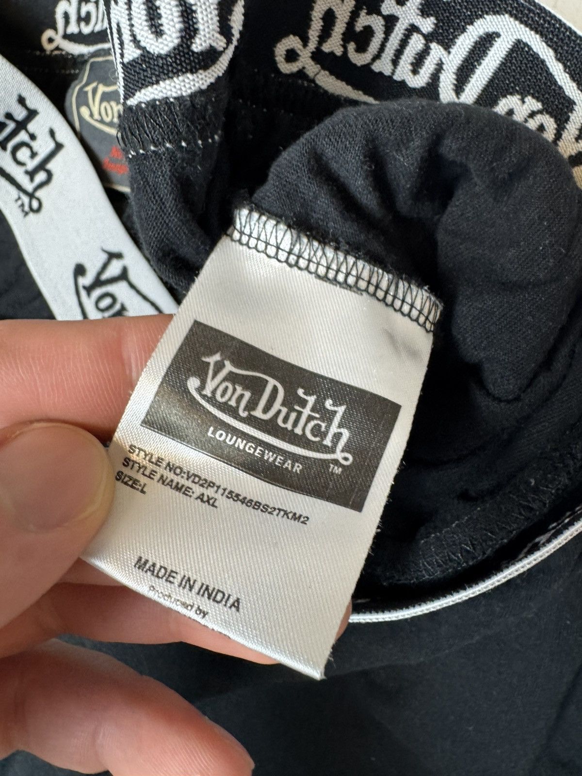 Von Dutch Von Dutch Sweat Pants Mens Size L Size US 33 - 6 Thumbnail