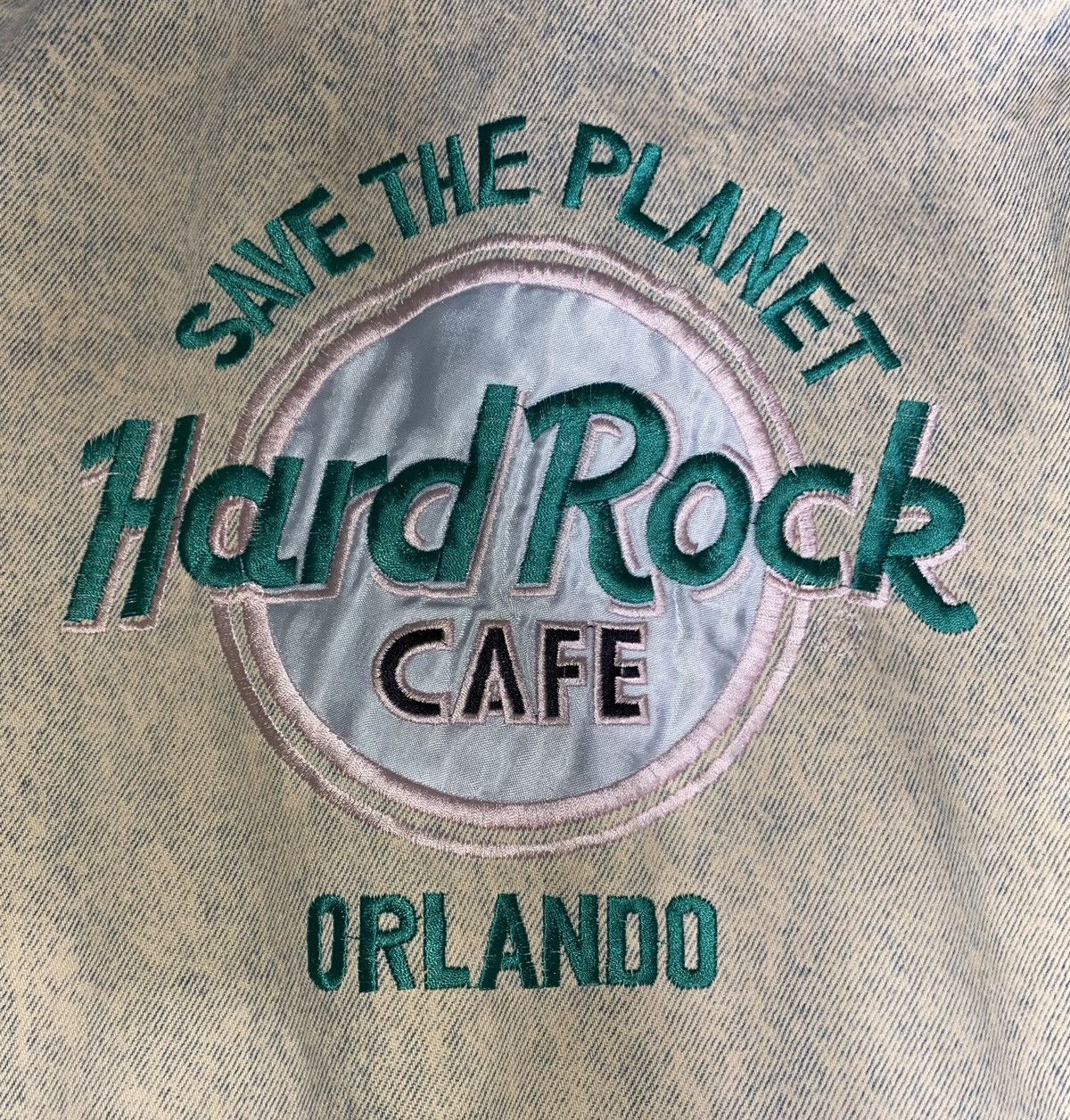 Hard Rock Cafe Hard Rock Cafe Orlando Vintage Denim Jacket Size US XL / EU 56 / 4 - 4 Thumbnail