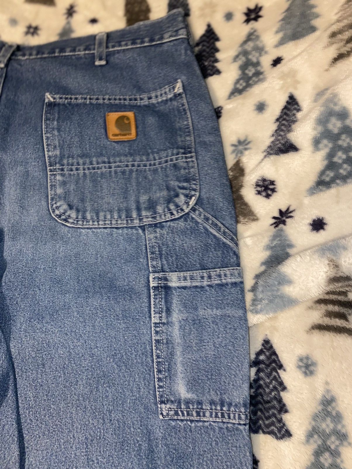 Carhartt × Vintage 36/36 Carhartt Blue Jeans Size US 36 / EU 52 - 11 Thumbnail