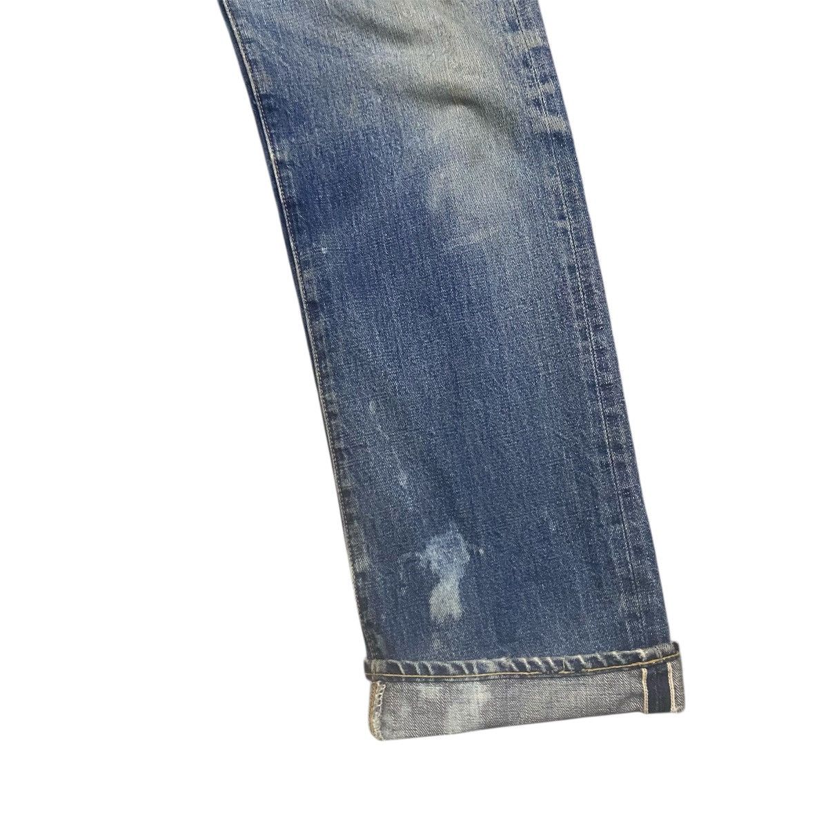Denime ‼️LAST DROP‼️Denime Lot178 Selvedge Faded Distressed Denim Size US 31 - 7 Thumbnail