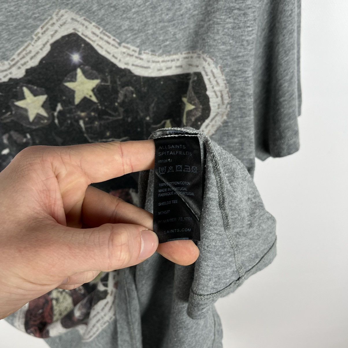 Allsaints Designer Allsaints shields y2k big logo tee Size US L / EU 52-54 / 3 - 8 Thumbnail