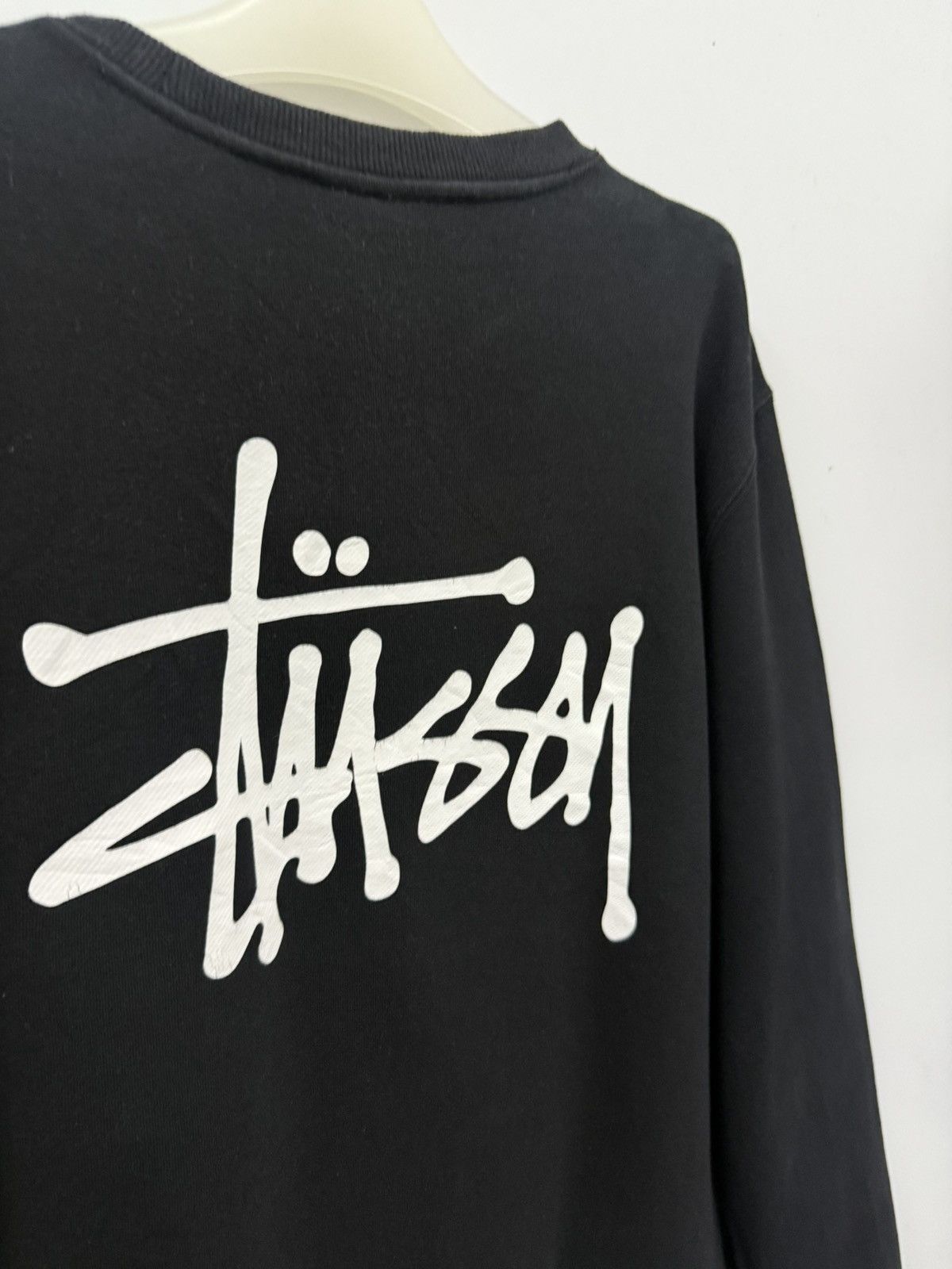 Stussy 🔥 VINTAGE STUSSY BACKHIT LOGO SPELLOUT STREETWEAR SWEAT - S Size US S / EU 44-46 / 1 - 11 Thumbnail