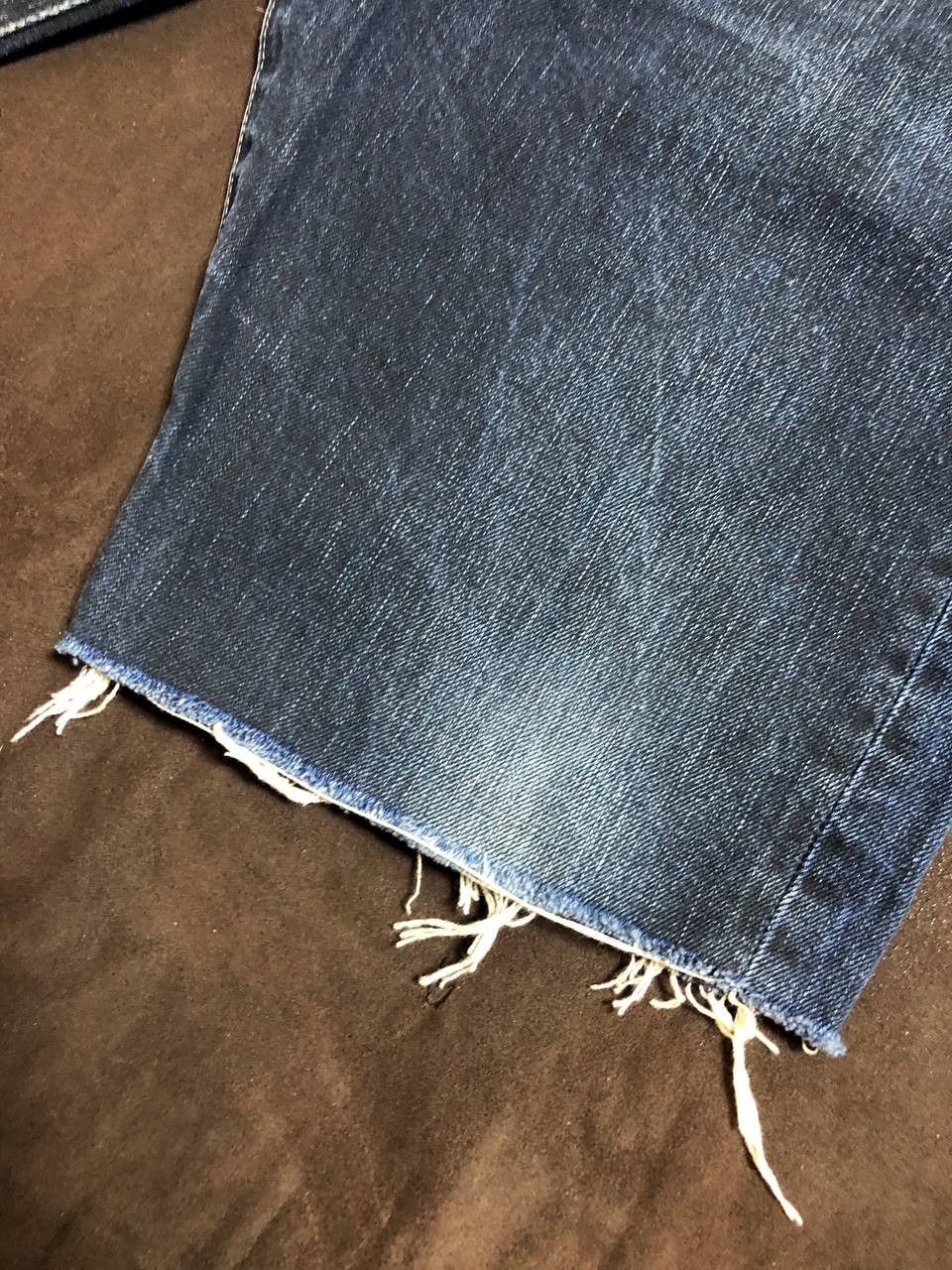 Levi's Vintage 501 Straight Leg Blue Denim Distressed shorts Size US 34 / EU 50 - 12 Thumbnail