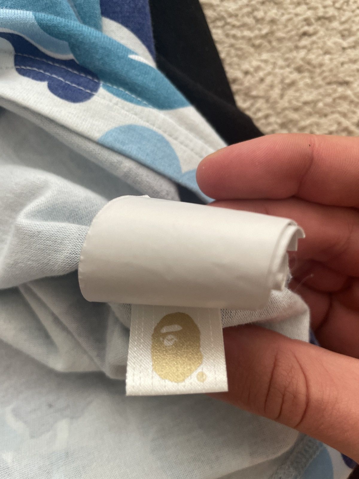 Bape Bape Classic Blue Shark Tee Size US M / EU 48-50 / 2 - 4 Thumbnail