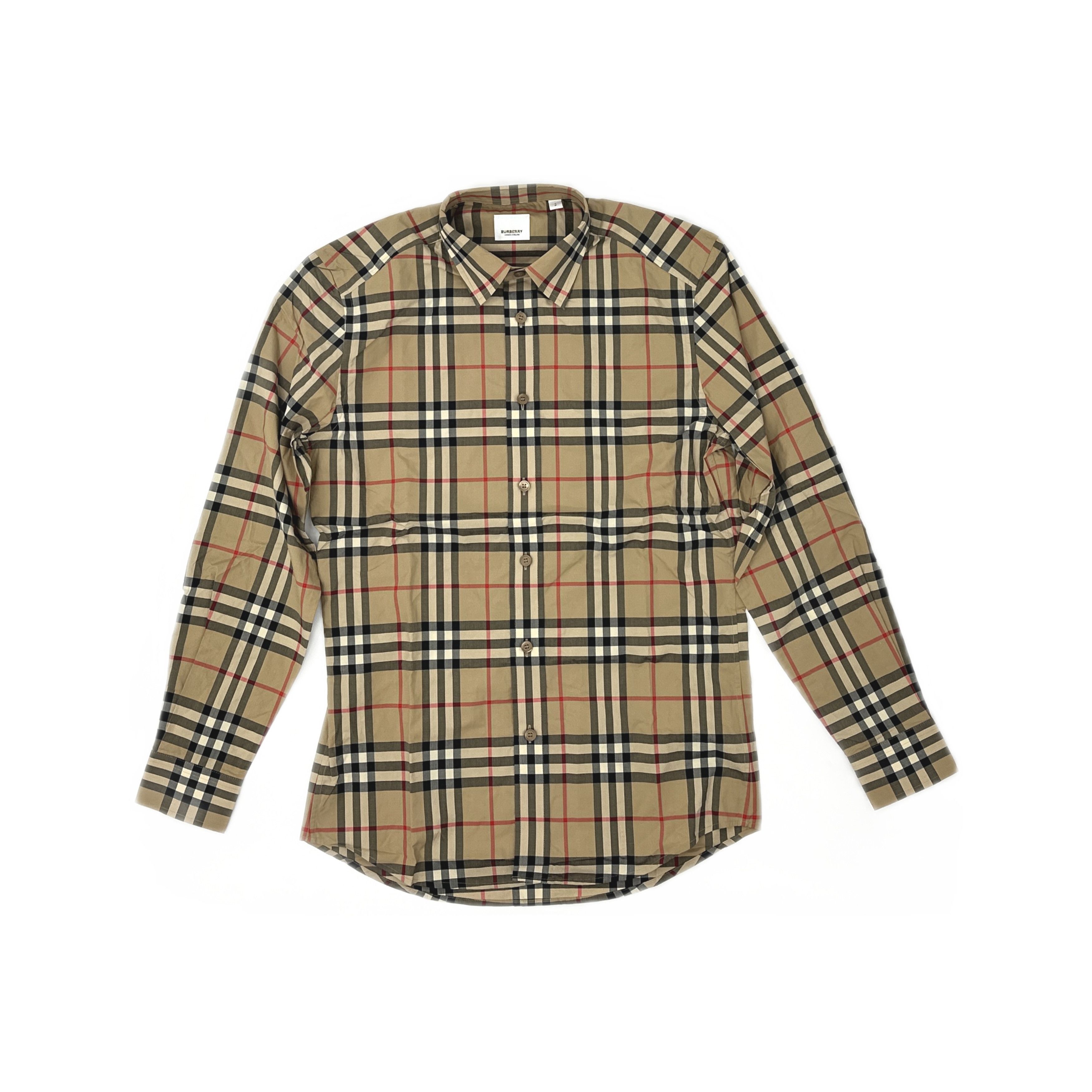 Burberry Burberry Check Cotton Shirt Size S Size US S / EU 44-46 / 1 - 1 Thumbnail