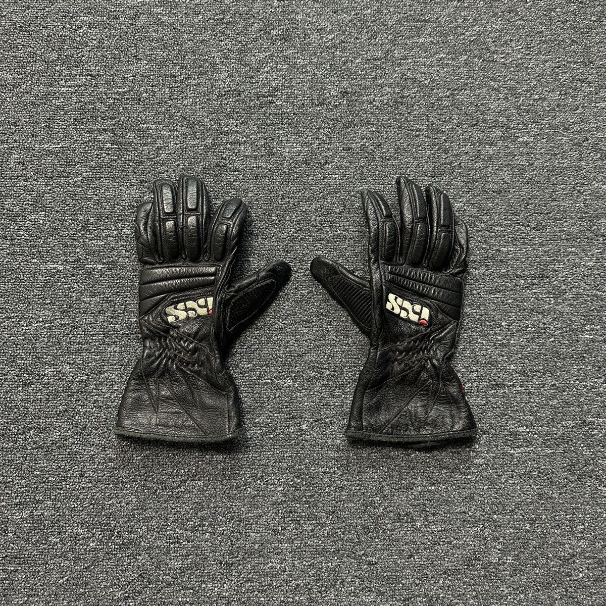 Genuine Leather Vintage IXS Leather Biker Moto Gloves Size ONE SIZE - 2 Thumbnail