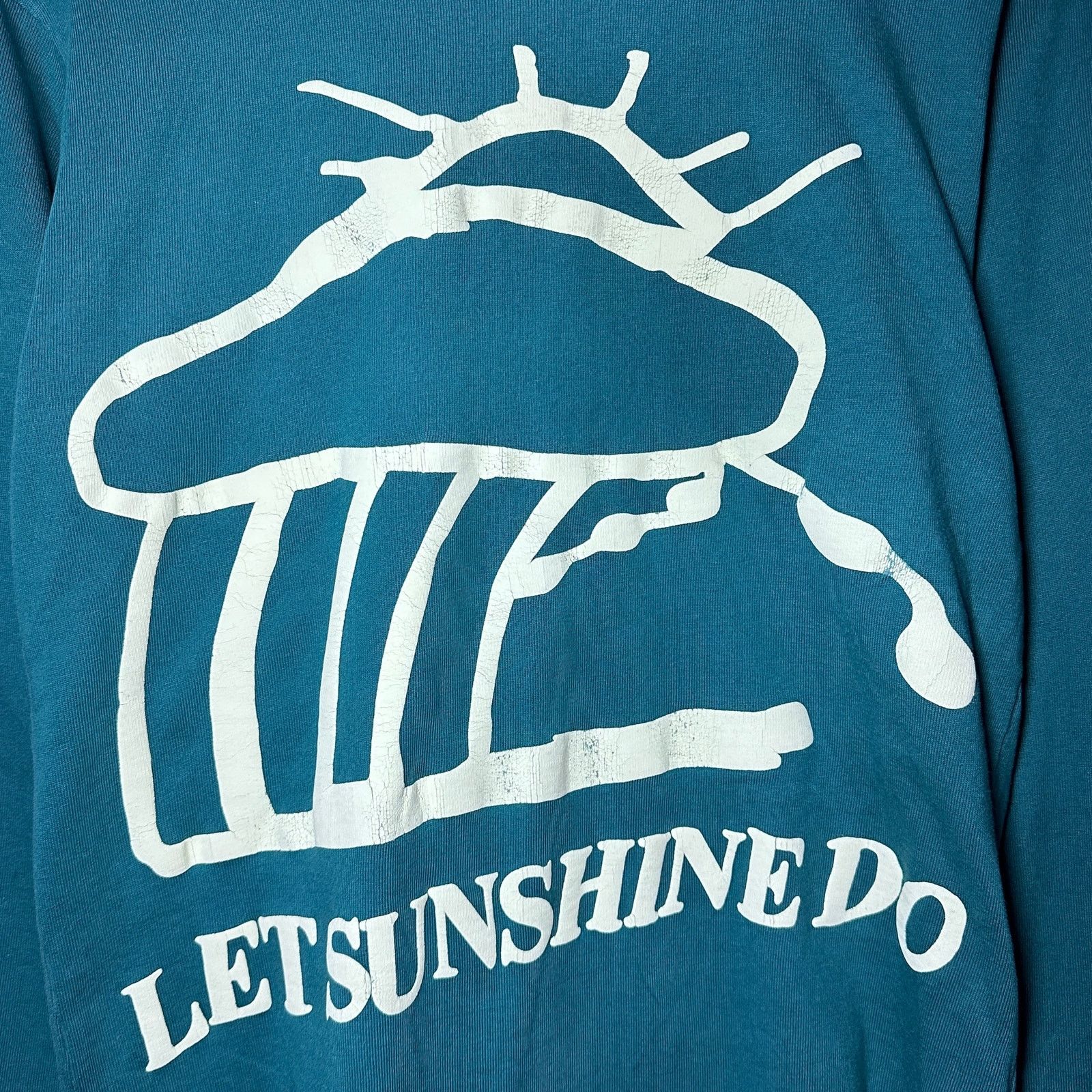 Cactus Plant Flea Market Teal ‘Let Sunshine Do’ Longsleeve Size US S / EU 44-46 / 1 - 2 Thumbnail
