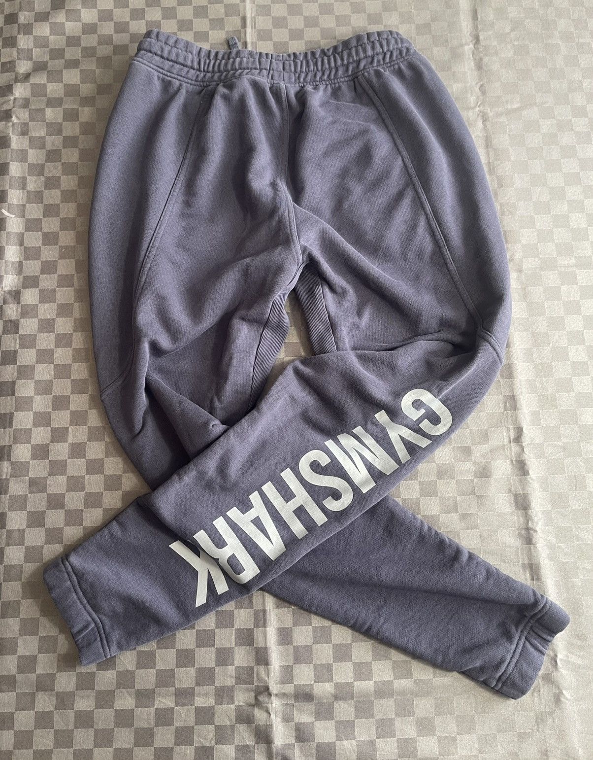 Gymshark gymshark mens Power Wordmark Joggers Oversized Fit (blue M) Size US 34 / EU 50 - 4 Thumbnail