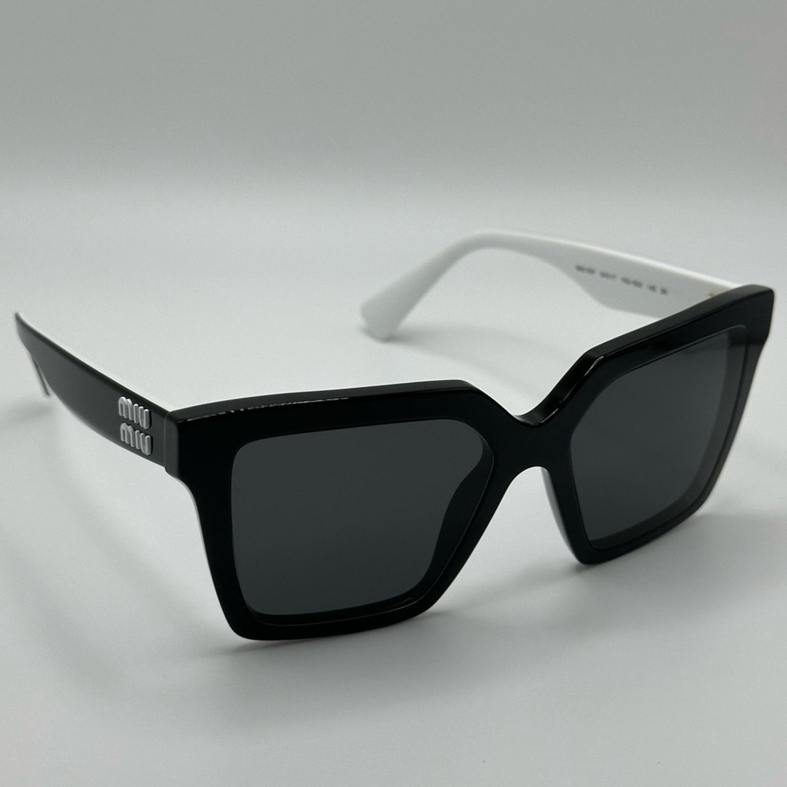 Miu Miu MIU MIU Sunglasses MU03YS 10G5S0 Black/Dark Grey Women NEW Size ONE SIZE - 6 Thumbnail
