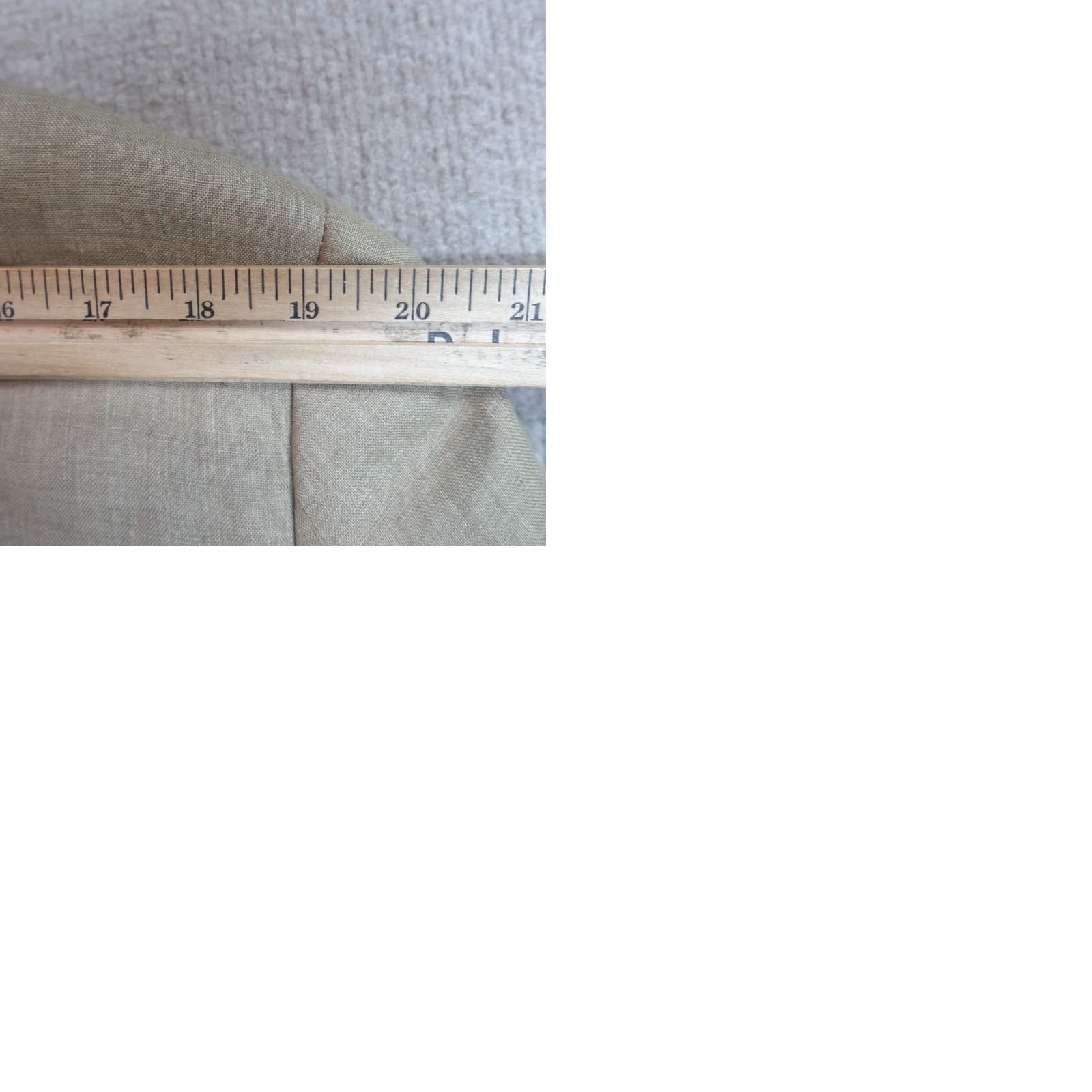 Jos. A. Bank Jos. A. Bank Blazer XL Beige Solid 100% Linen NEW Mens Size 46R - 9 Thumbnail