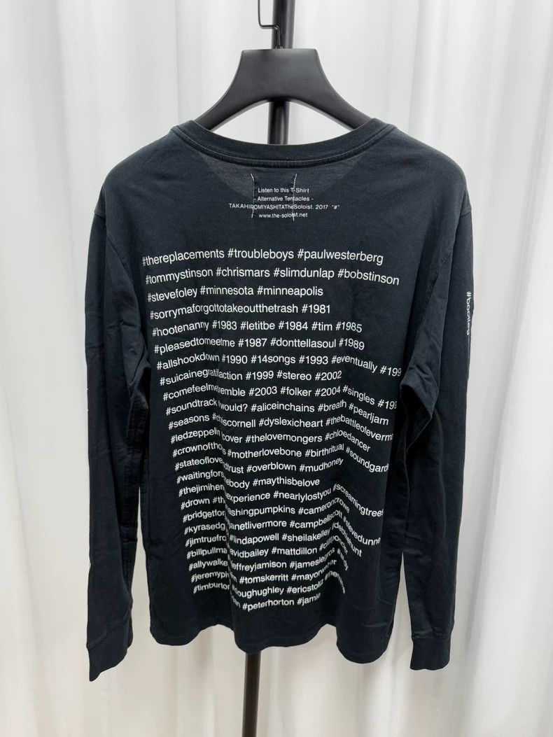 Takahiromiyashita The Soloist. The soloist Bullet screen lyric long sleeve 2501-Nextarrow Size US M / EU 48-50 / 2 - 5 Thumbnail
