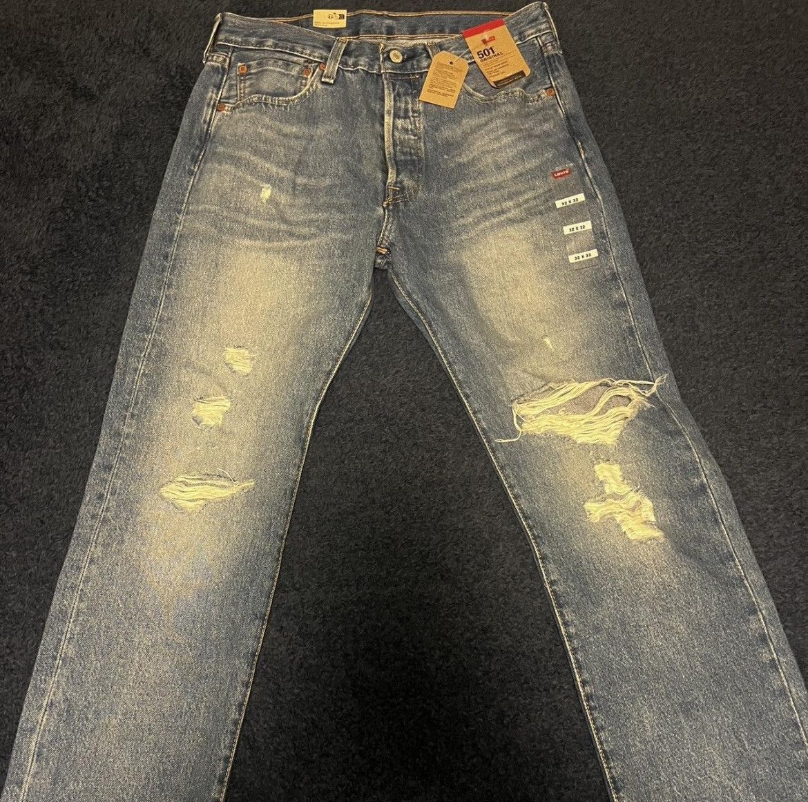 Levi's Distressed levi 501 Size US 32 / EU 48 - 1 Thumbnail
