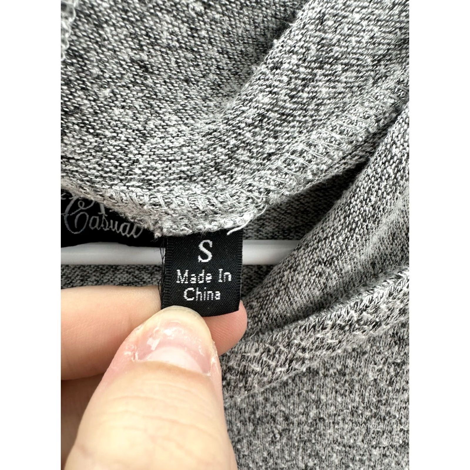 Vintage Onque Casual Womens Shirt Size Small Gray Long Sleeve Hooded Free Shipping Size S / US 4 / IT 40 - 5 Thumbnail