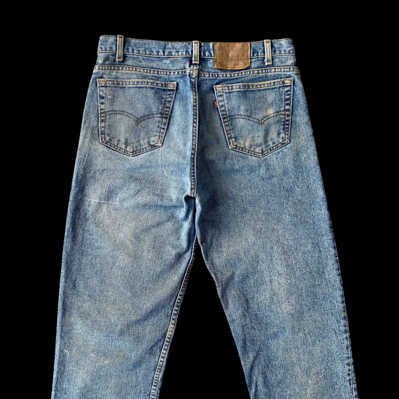 Levi's Vintage Clothing VINTAGE 1993 LEVIS 550 DIRTY MUDWASH GRUNGE JEAN USA W35X31" Size US 35 - 16 Thumbnail