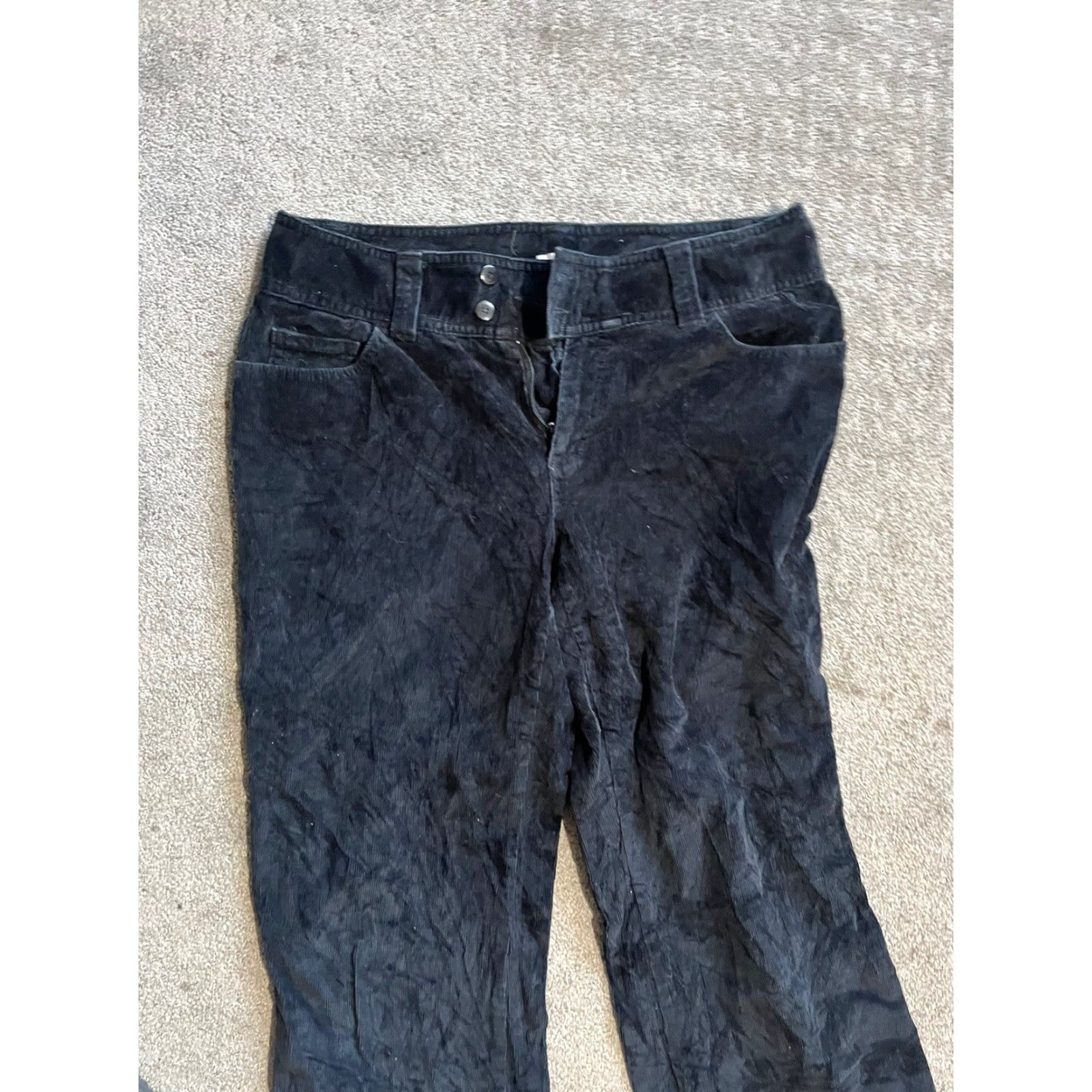 Dockers Dockers Pants Women Black Corduroy Straight Mid Rise Size 8 Dockers Women Pants Black Corduroy Straight Mid Rise 8S Size 30" / US 8 / IT 44 - 2 Thumbnail