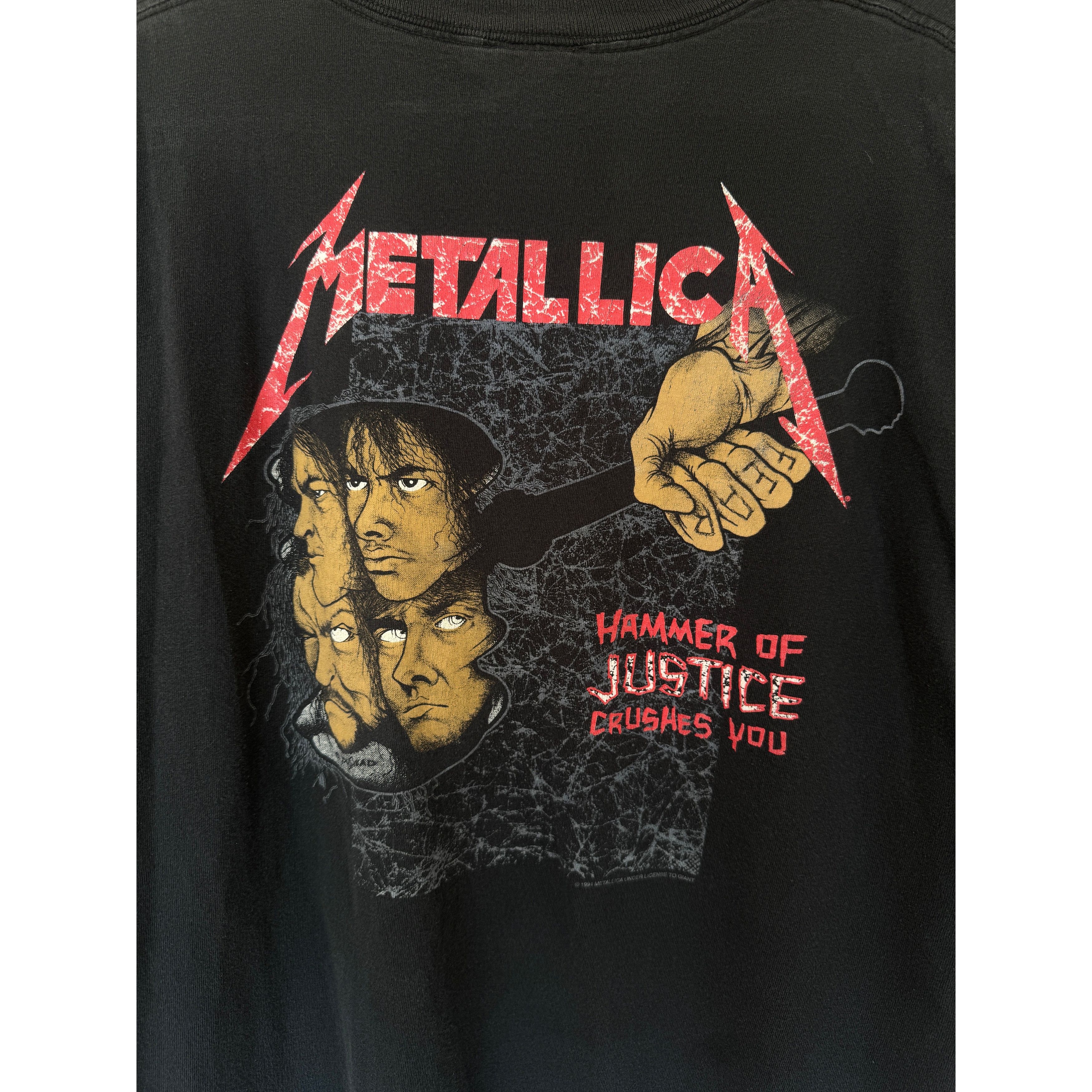 Vintage Metallica Justice For All Tee Size US XL / EU 56 / 4 - 7 Thumbnail