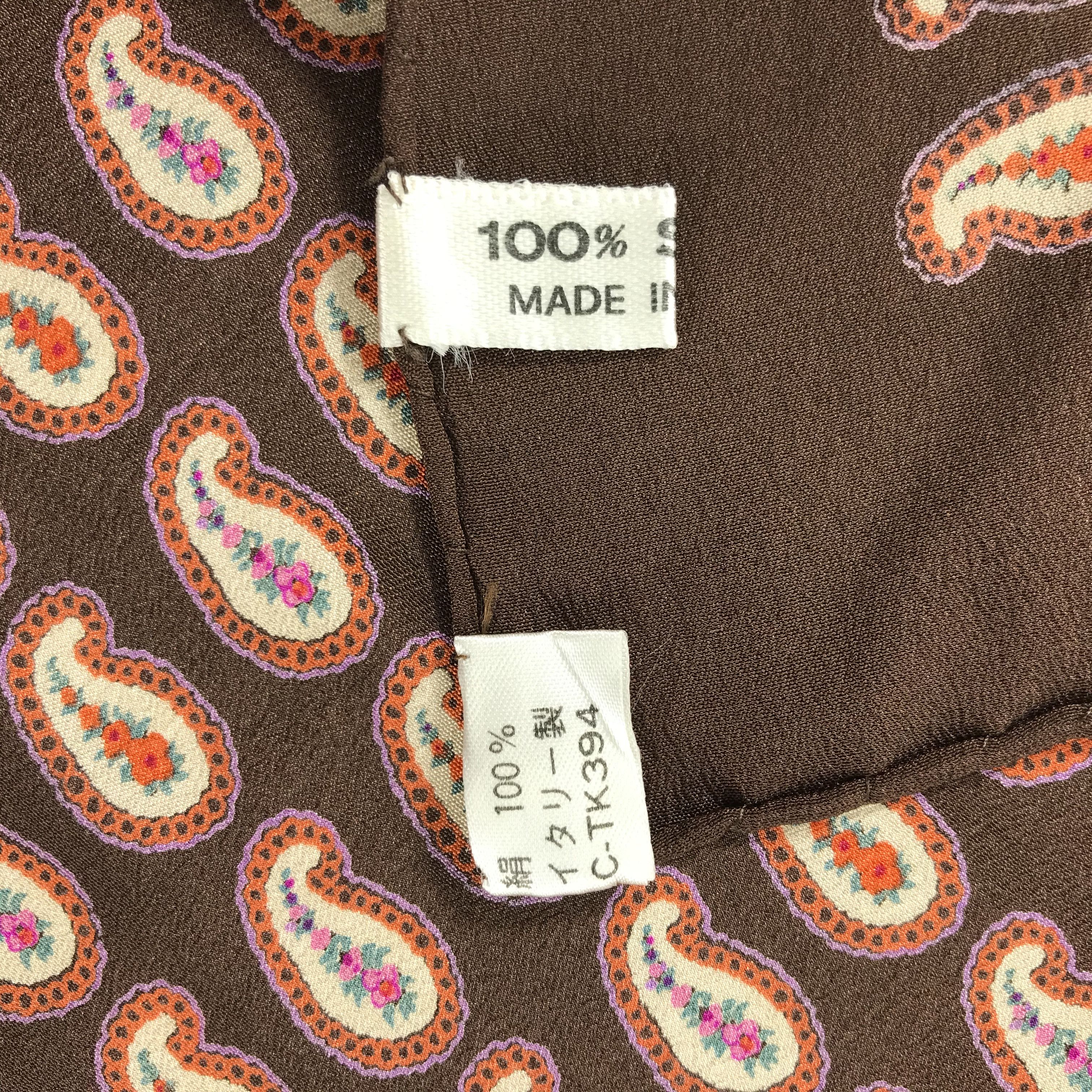 Hanae Mori Vintage Hanae Mori Silk Scarf Size ONE SIZE - 5 Thumbnail