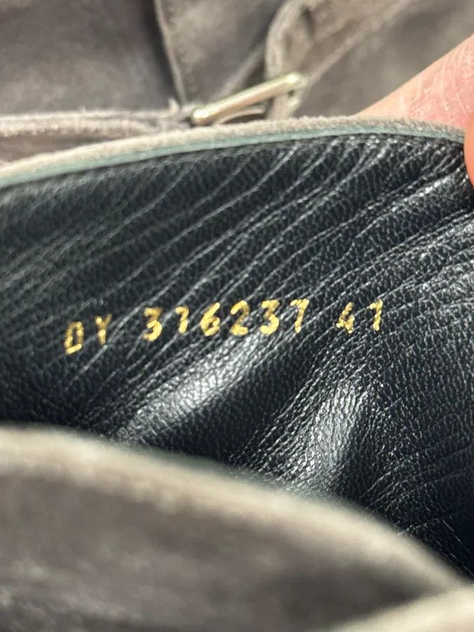 Saint Laurent Paris Saint Laurent Grey Suede Jodhpur Boots Size US 8 / EU 41 - 8 Thumbnail